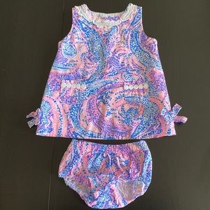 LILLY PULITZER INFANT DRESS, SZ 6-12 MONTHS